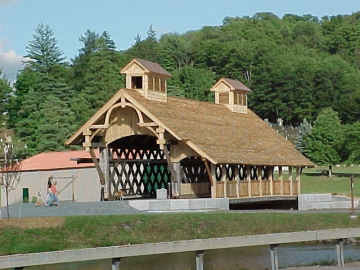 Erwin Park Covered Bridge. Photo by Janet Corby Sept. 2005